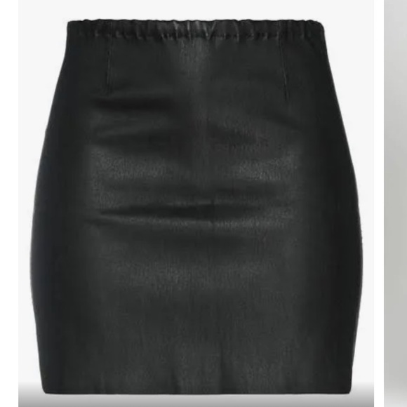 STOULS Paris mini leather skirt Size M - Picture 1 of 14